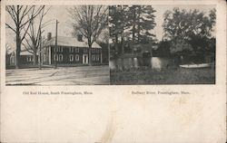 Old Red House, Sudbury River Postcard