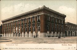 Horticultural Hall Postcard