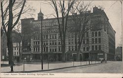 Court Square Theater Building Postcard