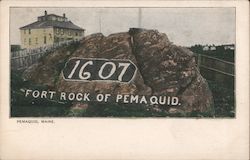 Fort Rock of Pemaquid Postcard