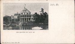 New Meadows Inn Bath, ME Postcard Postcard Postcard