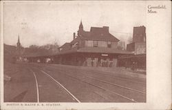 Boston & Maine Railroad Station Depots Postcard Postcard Postcard
