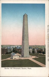 Bunker Hill Monument Boston, MA Postcard Postcard Postcard