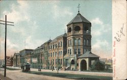 Mechanics Building Postcard