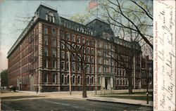 Franklin Square House Hotel for Young Women Boston, MA Postcard Postcard Postcard