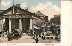 Quincy Market Boston, MA Postcard Postcard Postcard