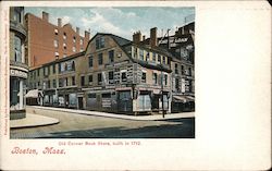 Old Corner Book Store, Built in 1712 Boston, MA Postcard Postcard Postcard