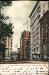 Colonial Theatre, Boylston Street Postcard