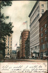 Colonial Theatre, Boylston Street Boston, MA Postcard Postcard Postcard