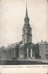 Arlington St. Church Boston, MA Postcard Postcard Postcard