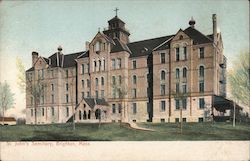 St. John's Seminary Brighton, MA Postcard Postcard Postcard