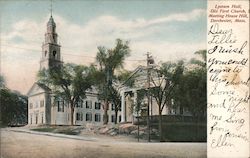 Lyceum Hall, Old First Church, Meeting House Hill Postcard