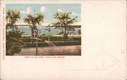 Fort Allen Park Postcard