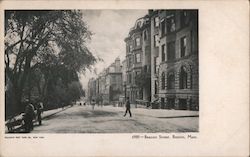 Boston Street Massachusetts Postcard Postcard Postcard