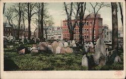 Copps Hill Burying Ground Postcard