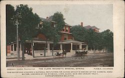 The Clark Magnetic Mineral Spring Pueblo, CO Postcard Postcard Postcard