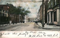 Market Street Poughkeepsie, NY Postcard Postcard Postcard