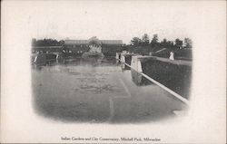 Italian Gardens and City Conservatory, Mitchell Park Postcard