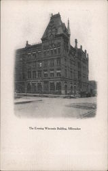 The Evening Wisconsin Building Postcard