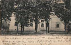 Flower Memorial Library Postcard