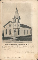 Methodist Church Depauville, NY Postcard Postcard Postcard