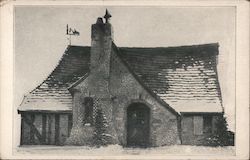 Spindler Service Station Postcard