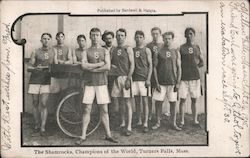 The Shamrocks, Champions of the World Turners Falls, MA Postcard Postcard Postcard