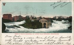 North & South Channels of Upper Falls Postcard