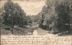 Pleasant Run, Garfield Park Postcard