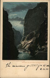 Moonlight in Royal Gorge Postcard