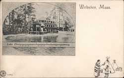 Lake Chargogagogmanchogagogchaubunagungamaug Webster, MA Postcard Postcard Postcard