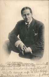 Joe Galewski - Stationer and Newsdealer Postcard