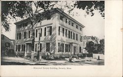 Historical Society Building Beverly, MA Postcard Postcard Postcard