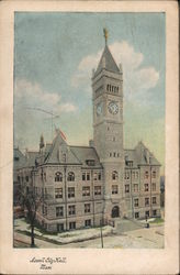 City Hall Lowell, MA Postcard Postcard Postcard