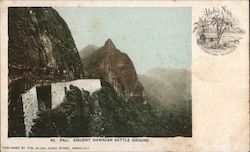 PALI-Ancient Hawaiian Battle Ground Postcard