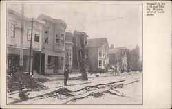 Waving Effect of Earthquake Postcard