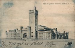 65th Regiment Armory Buffalo, NY Postcard Postcard Postcard