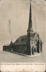 First Baptist Church Erected 1846 Postcard