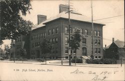 High School Malden, MA Postcard Postcard Postcard