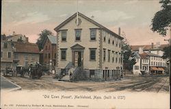 "Old Town House" (Built in 1727) Postcard