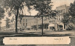 Main street Postcard