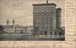 Carnegie Library & Hotel Schenley Postcard
