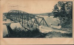 Schell Memorial Bridge East Northfield, MA Postcard Postcard Postcard