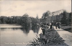 Trout Lake, Seneca Park Postcard