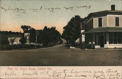 Main St., Grand Gorge, Catskill Mts. Postcard