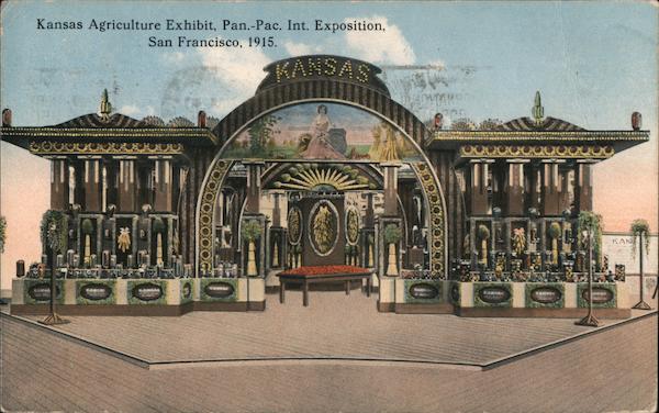 Kansas Agriculture Exhibit 1915 San Francisco California