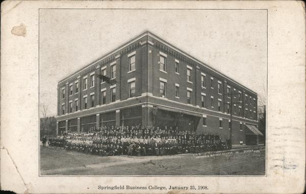 Springfield Business College January 25, 1908 Missouri
