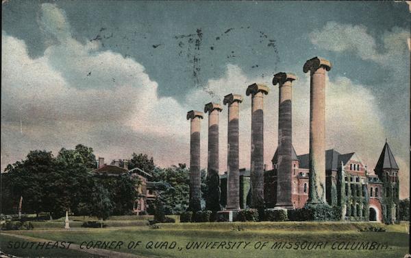 Southeast Corner of Quad University of Missouri Columbia