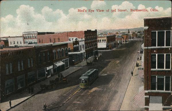 Bird's Eye View of 3rd Street Bartlesville Oklahoma