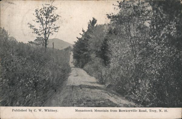 Mondanock Mountain from Bowkerville Road Troy New Hampshire